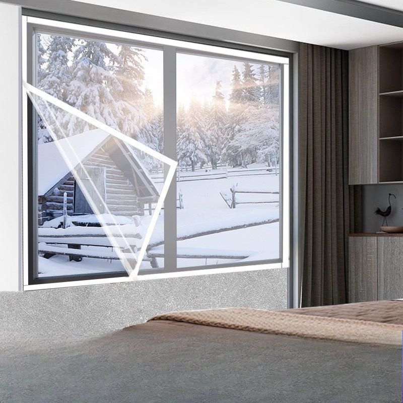 Window Insulation Film - شاشات نافذة شتوية شفافة مانعة للتسرب