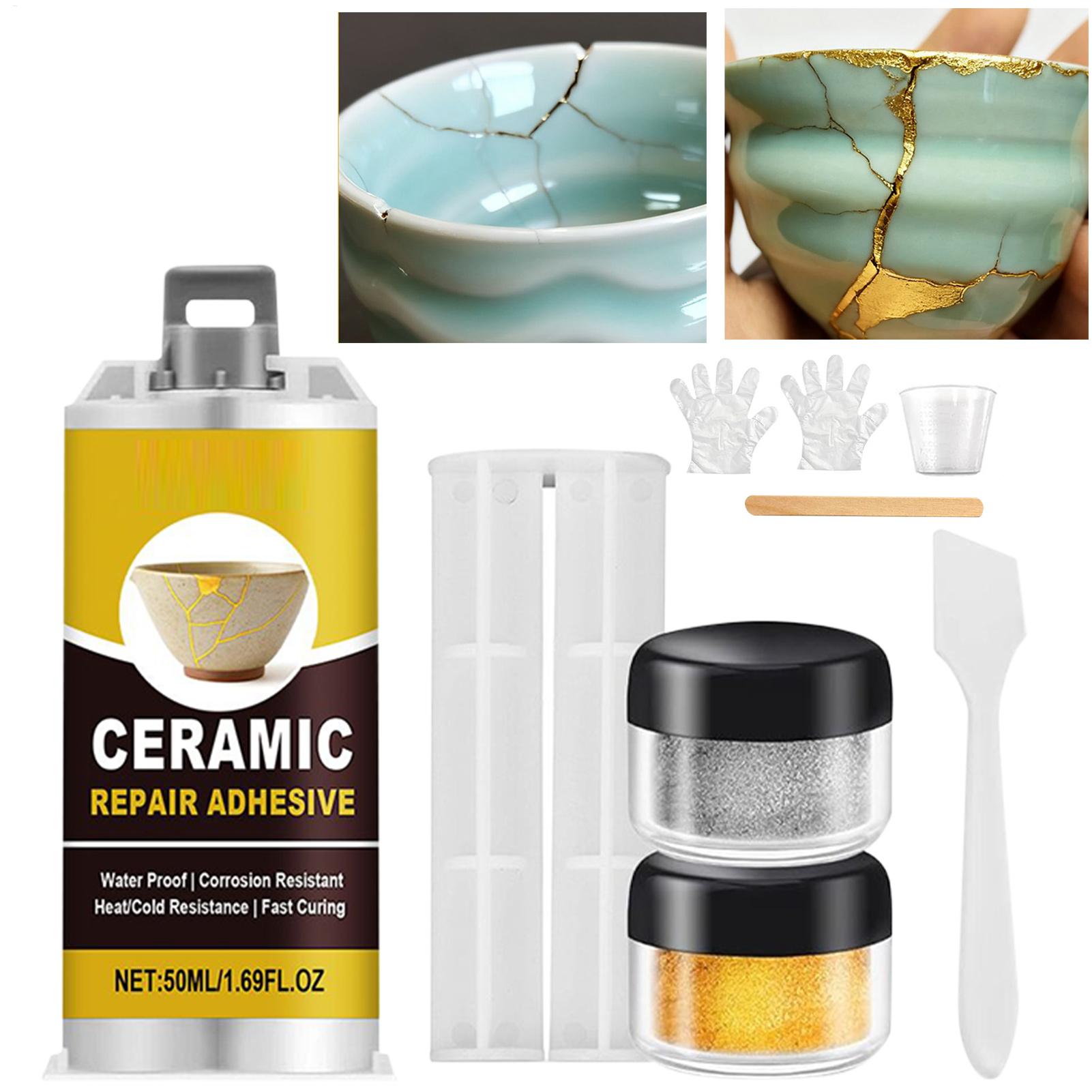 Tile Grout Repair - طقم إصلاح السيراميك Kintsugi الياباني، لاصق