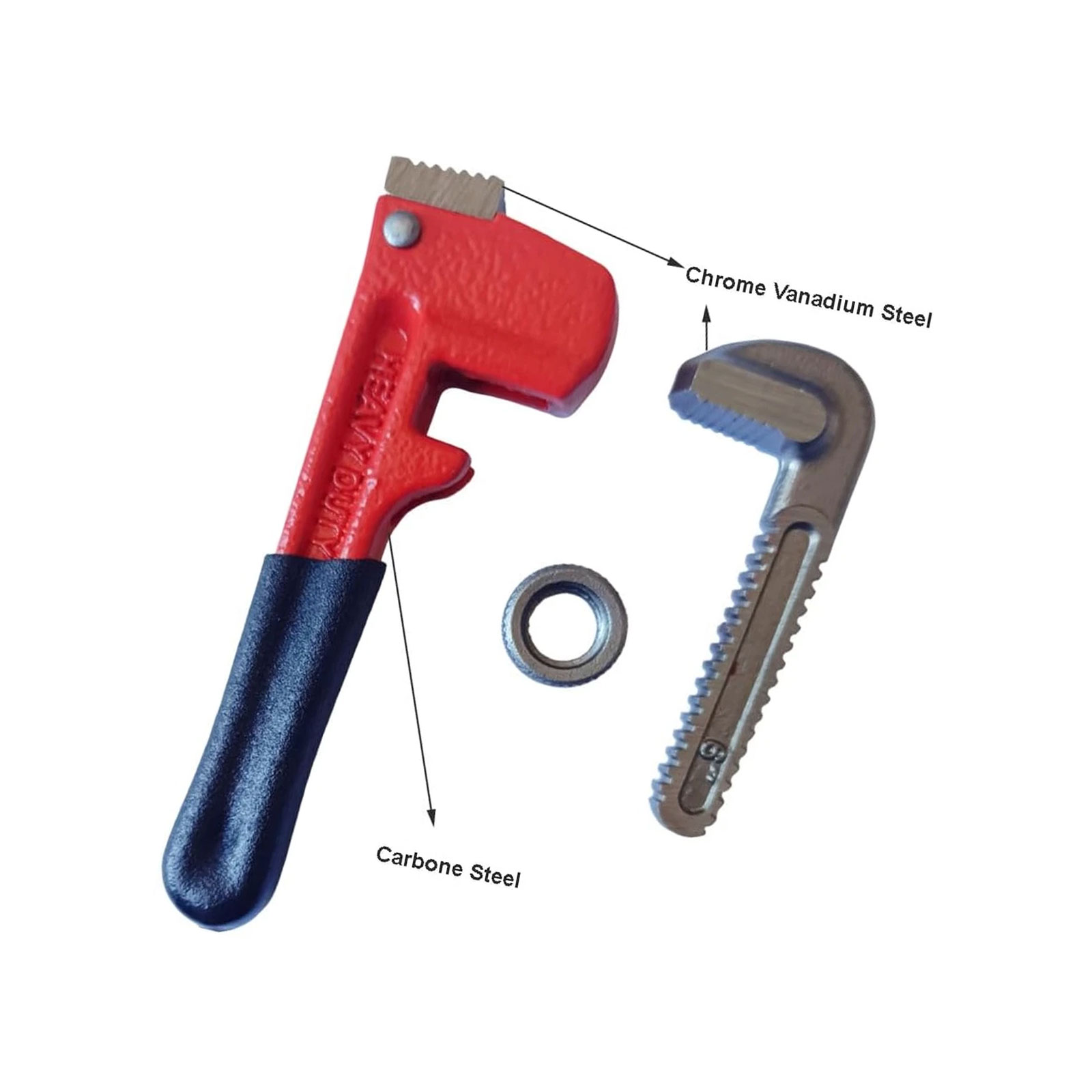 Pipe Wrench Adjustable - مفتاح أنابيب ثقيل الوزن 6 بوصات