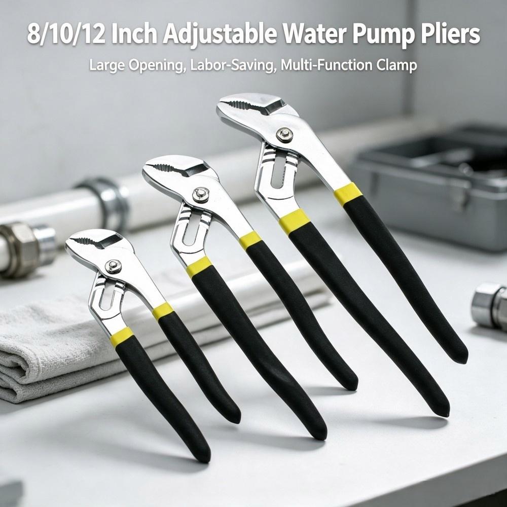 Pipe Wrench Adjustable - كماشة مضخة مياه محمولة قابلة للتعديل،