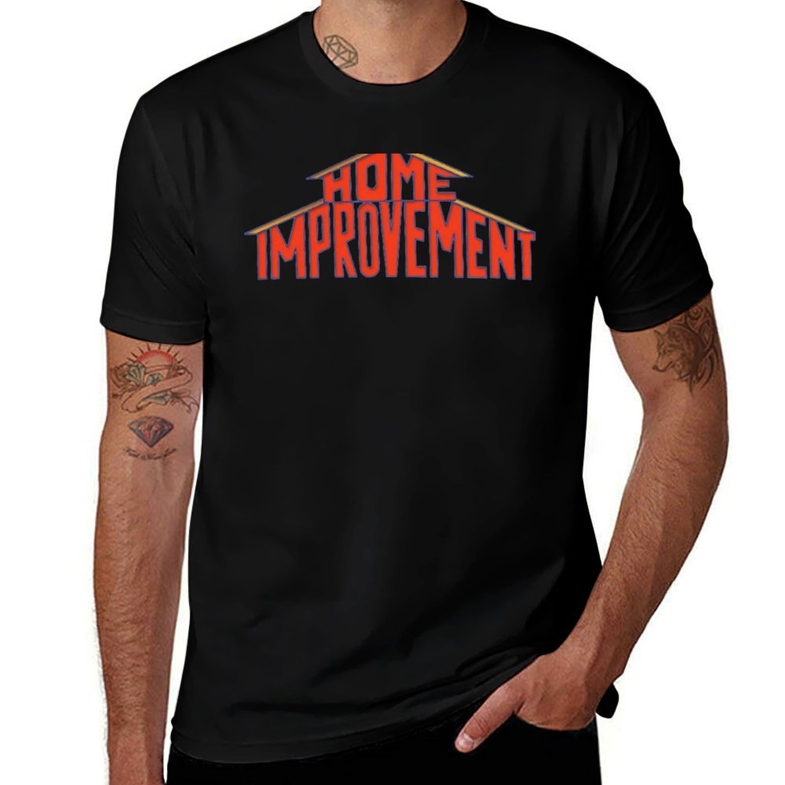 Home Improvement Logo - تي شيرت بشعار Home Improvement Logo