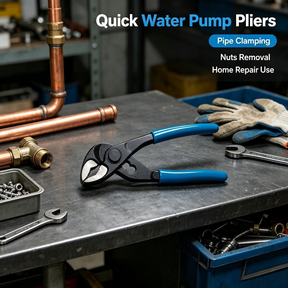 كماشة مضخة مياه عالمية سريعة ا - مراجعة Pipe Wrench Adjustable وسعره