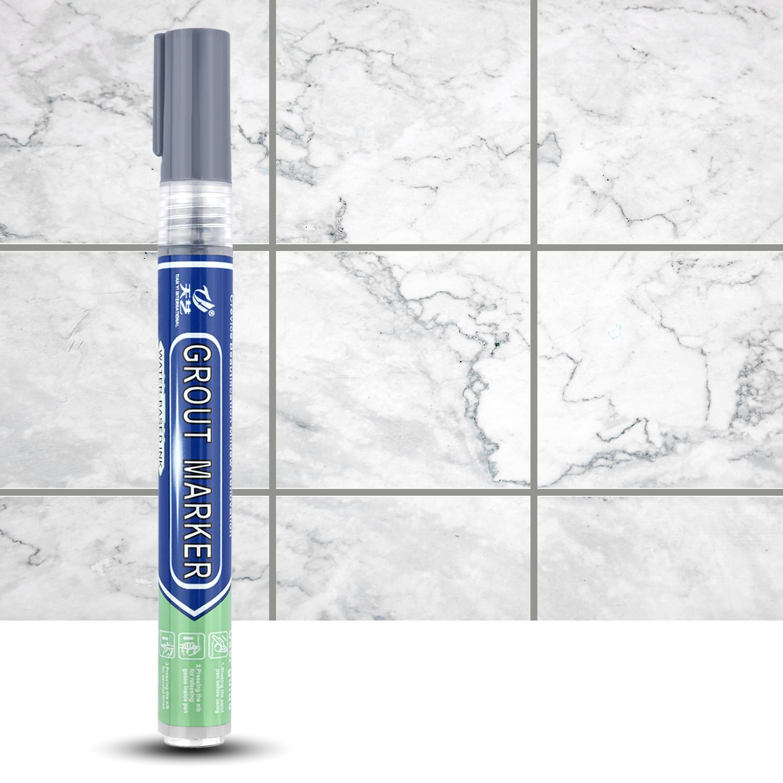 علامة بلاط الحائط الأبيض المقا - مراجعة Tile Grout Repair وسعره