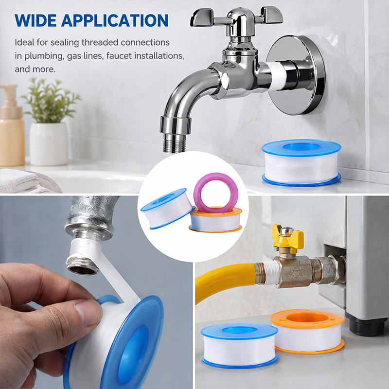 5 قطع من شريط إحكام PTFE عريض  - مراجعة Plumbing Tape Ptfe وسعره