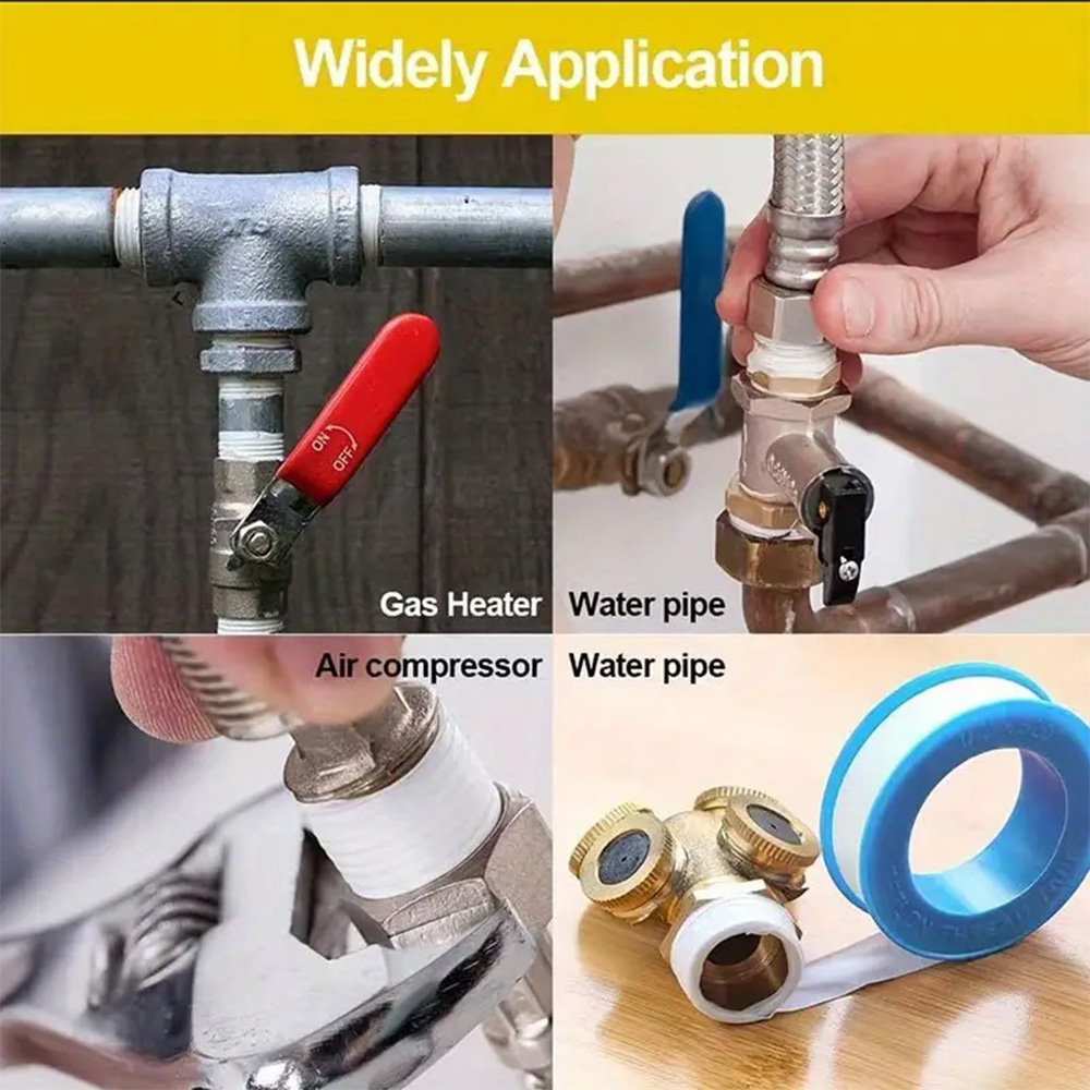 5 لفات/عبوة شريط عزل خيوط السب - مراجعة Plumbing Tape Ptfe وسعره