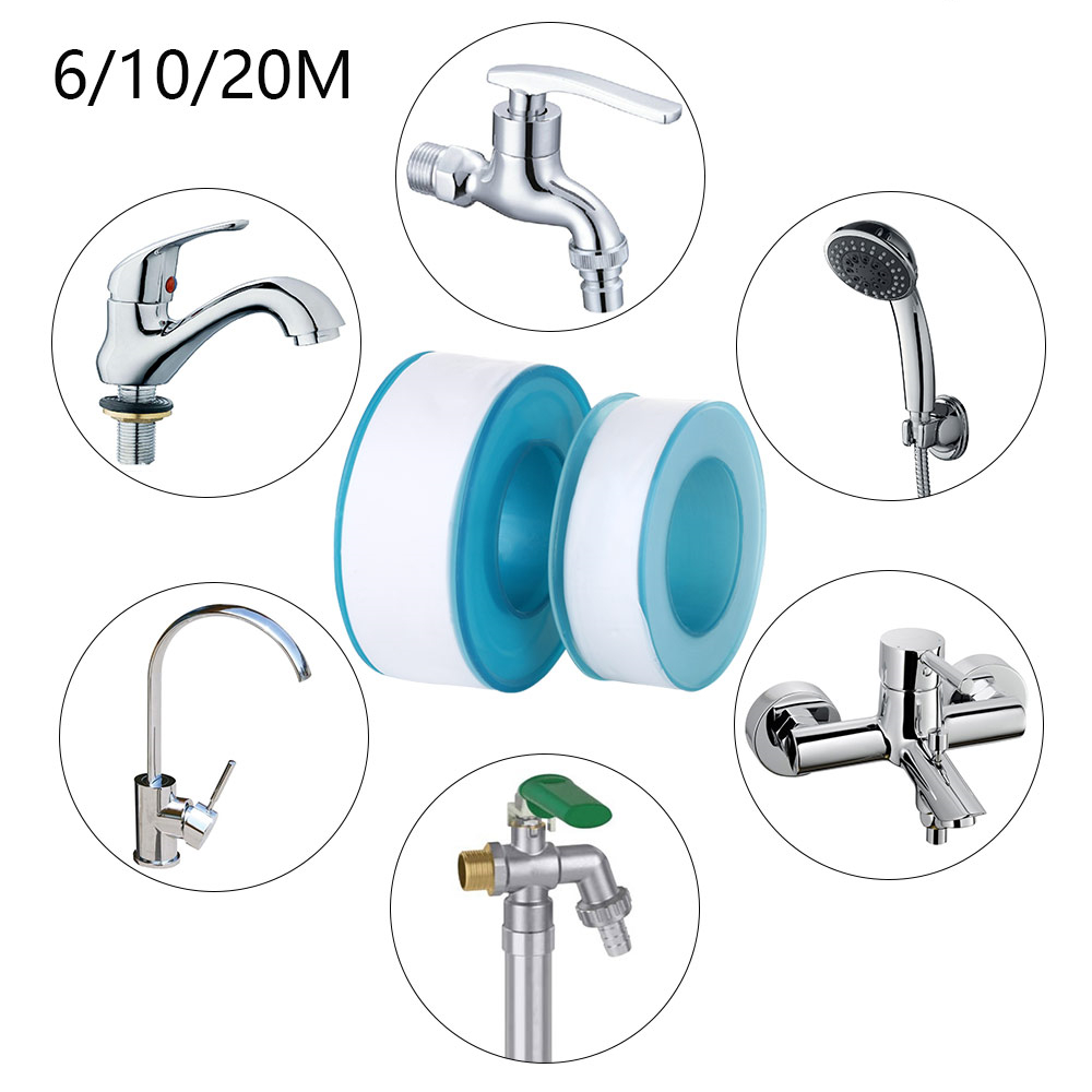 5 لفات/عبوة شريط عزل خيوط السب - مراجعة Plumbing Tape Ptfe وسعره