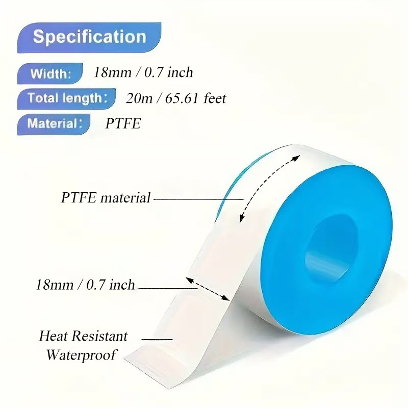 2/5 قطع شريط عزل صناعي PTFE مق - مراجعة Plumbing Tape Ptfe وسعره