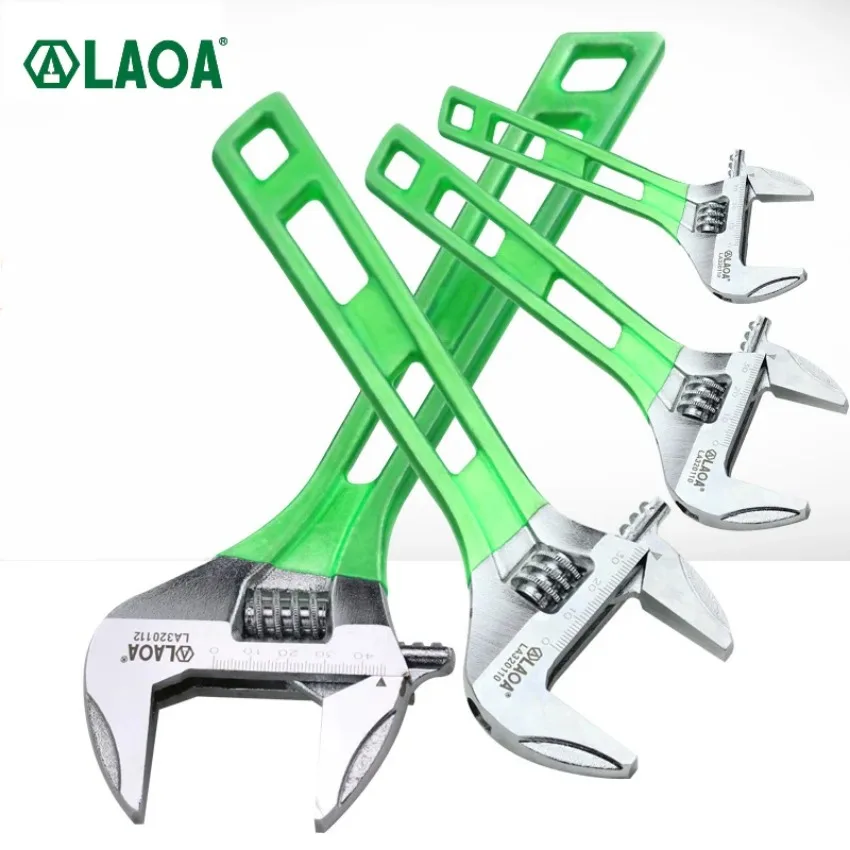 LAOA افتتاح كبير مفتاح قابل لل - مراجعة Pipe Wrench Adjustable وسعره