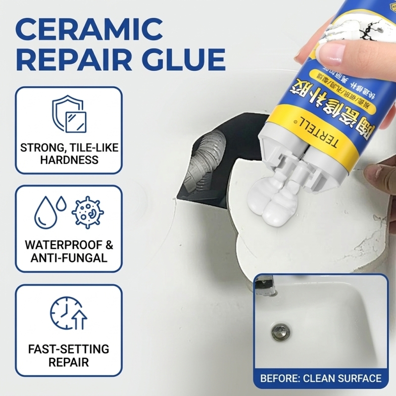 لاصق سيراميك أبيض لإصلاح الشقو - مراجعة Tile Grout Repair وسعره