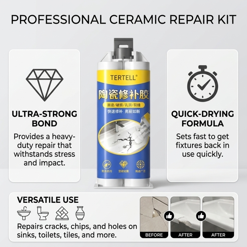 لاصق سيراميك أبيض لإصلاح الشقو - مراجعة Tile Grout Repair وسعره