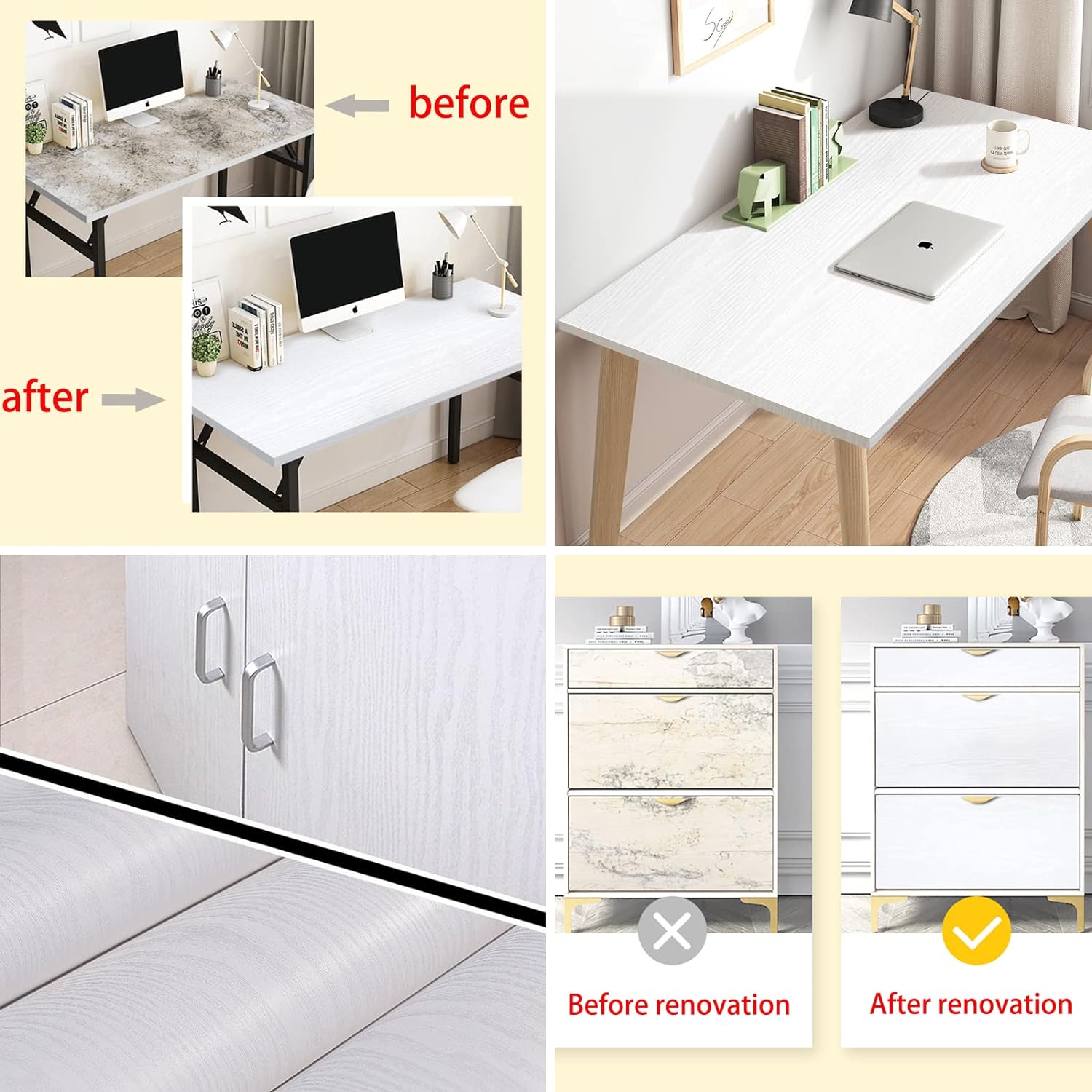 ورق اتصال ذاتي اللصق من الفيني - مراجعة Home Improvement Ideas وسعره