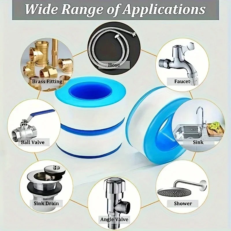 شريط لاصق مانع للتسرب للمواسير - مراجعة Plumbing Tape Ptfe وسعره